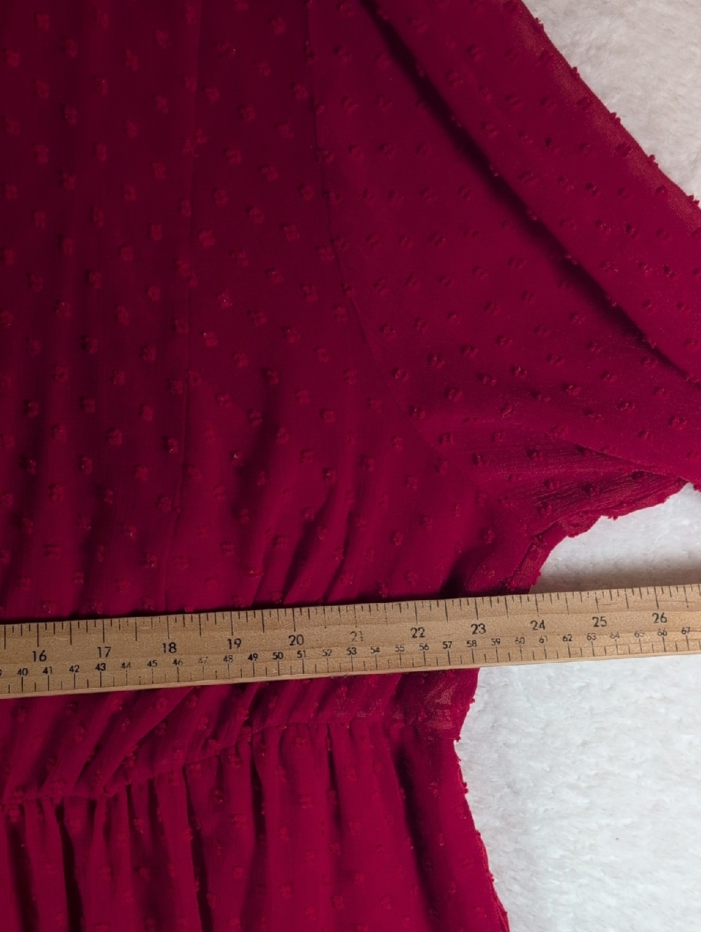 TORRID Red MAXI Dress with Puff‎ Sleeves - Picture 7 of 11